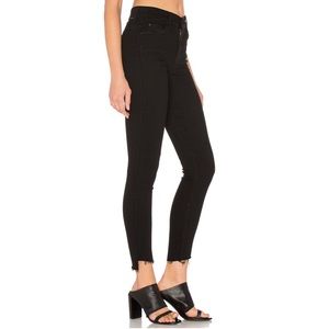 MOTHER The Stunner Zip Ankle Step Fray Jeans